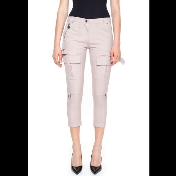 NEW Carven Midrise Cargo Trousers in Beige US 10 - Picture 11 of 11